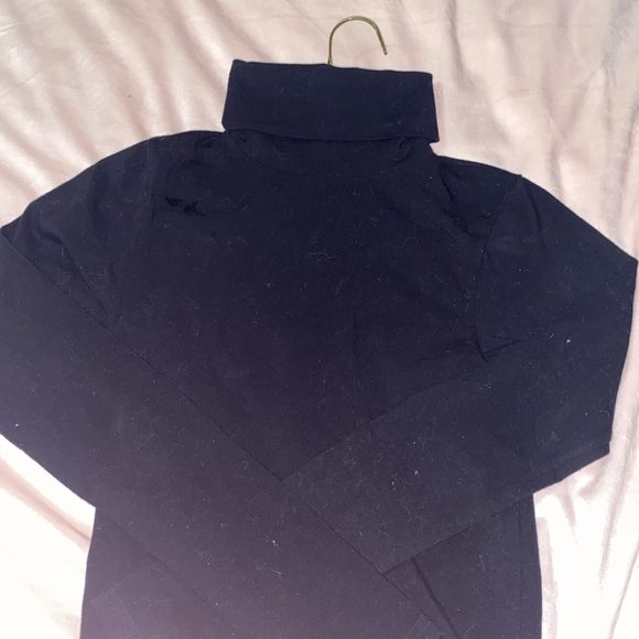 American Apparel Cotton Spandex Jersey Turtleneck Dress - Picture 4 of 5